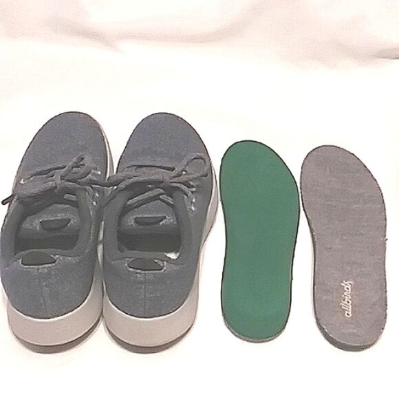 Allbirds Women's Wool Runners Mizzles Sneakers Merino Wool Comfort Gray size 7 - Picture 13 of 13